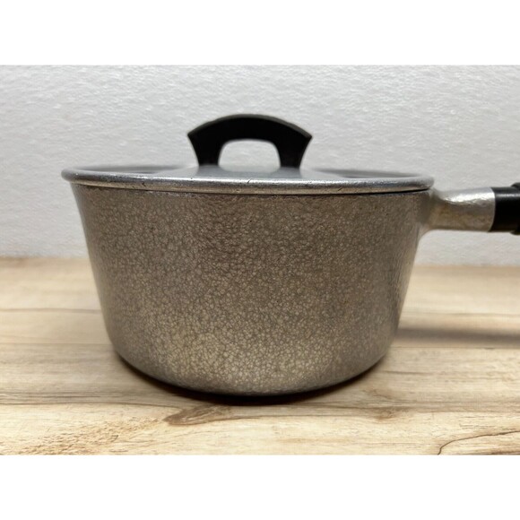 Vtg Weare Ever Hammercraft Solid Aluminum Cookware 1.5L Sauce Pan With Lid - Picture 2 of 13
